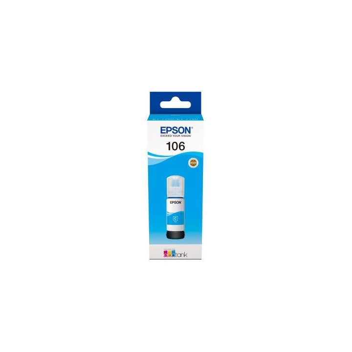 Flacone Inchiostro Originale Ciano (106) 106, C13T00R240 EPSON Conf.1