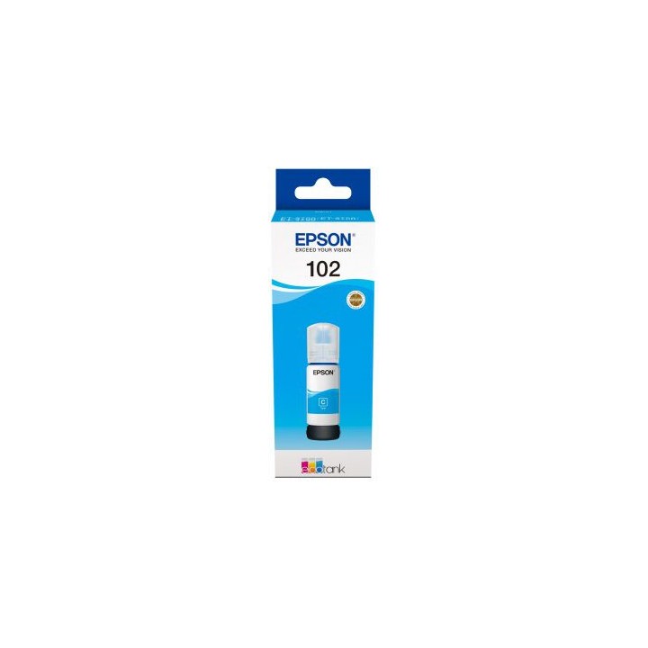 Flacone Inchiostro Originale Ciano (102) 102, C13T03R240 EPSON Conf.1