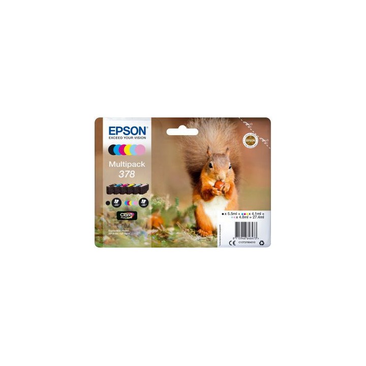 Multipack Originale (378) 378, C13T37884010 EPSON Conf.1x6