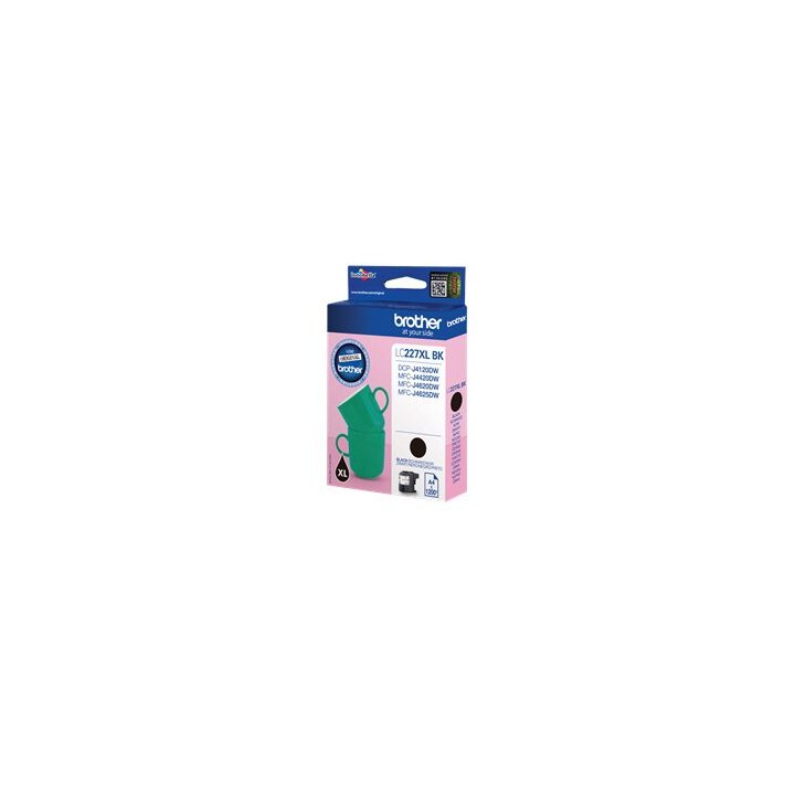 Cartuccia Ink-jet Originale Nero LC-227XLBK BROTHER Conf.1 - Pag.1200