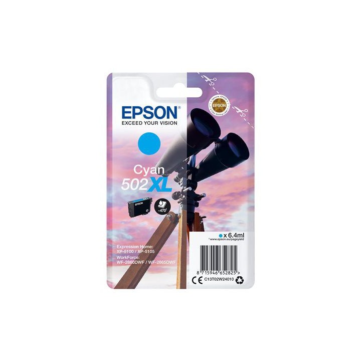Cartuccia Originale Ciano (502XL) 502XL, C13T02W24010 EPSON Conf.1 - Pag.470