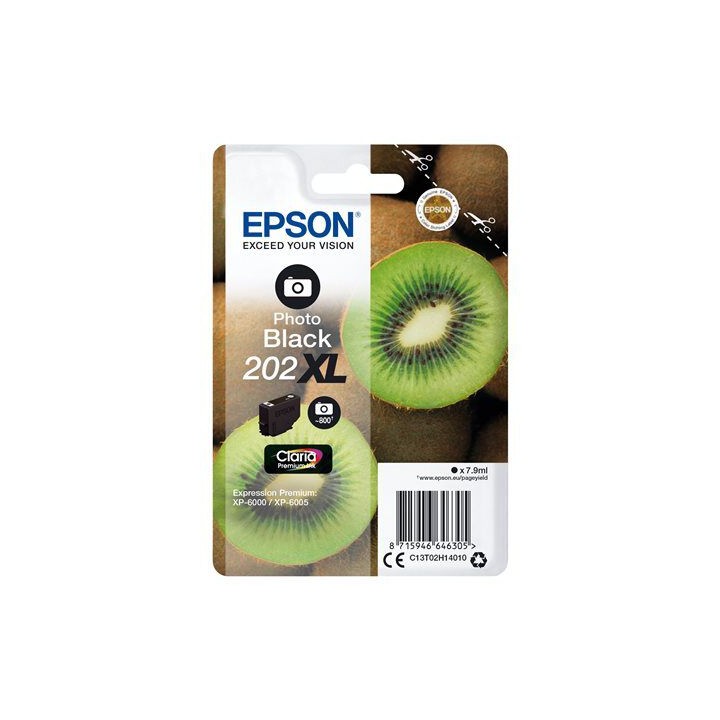 Cartuccia Originale Nero Foto (202XL) 202XL, C13T02H14010 EPSON Conf.1 - Pag.800