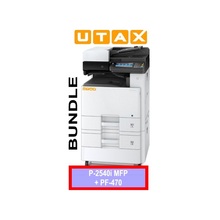 Bundle: P-2540iMFP (P2540IMFP) + CK-4520 (Starter) + ARDF + PF-470 (613011135) UTAX