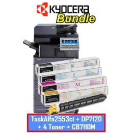 Bundle: TaskAlfa2553ci (1102VH3NL0) + TK-8345BK,C,M,Y Orig. + DP-7120 50ff(1203RJ5NL0) + CB-7110M (FK-142 / 870LD00116) Kyocera