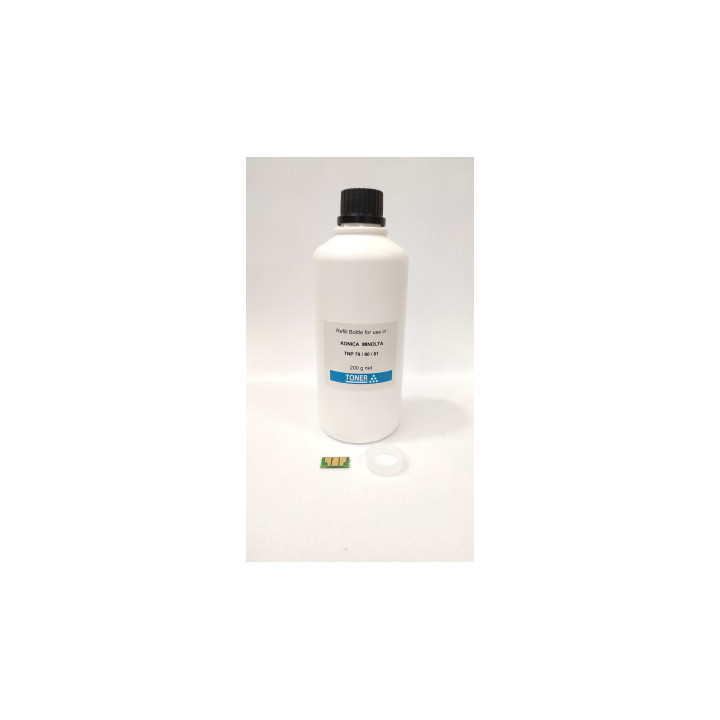 Kit Rigenerazione Toner Ciano AAJW450, AAJW451, AAJW452, AAJW4D0, AAJW4D2, AAJW4D4, TNP79C, TNP80C, TNP81C MINOLTA Conf.1 - Pag.