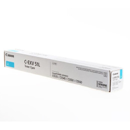 Toner Originale Ciano (C-EXV51L) 0485C002, C-EXV51L CANON Conf.1 - Pag.26000