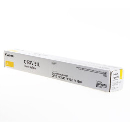 Toner Originale Giallo (C-EXV51L) 0487C002, C-EXV51L CANON Conf.1 - Pag.26000