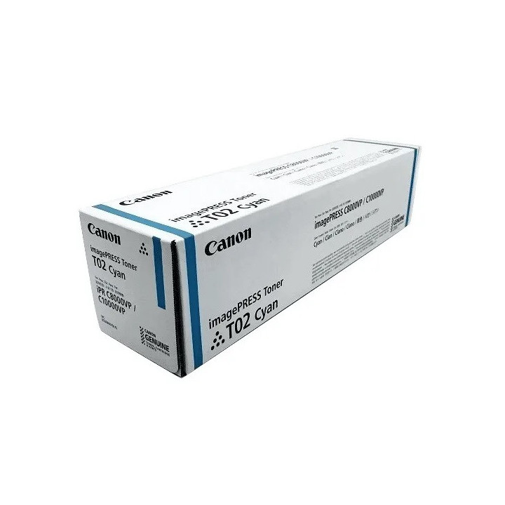 Toner Originale Ciano (T02C) 8530B001, T02C CANON Conf.1 - Pag.43000