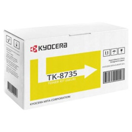 Toner Originale Giallo (TK-8735Y) 1T02XNANL0, TK-8735Y MITA/KYOCERA Conf.1 - Pag.40000