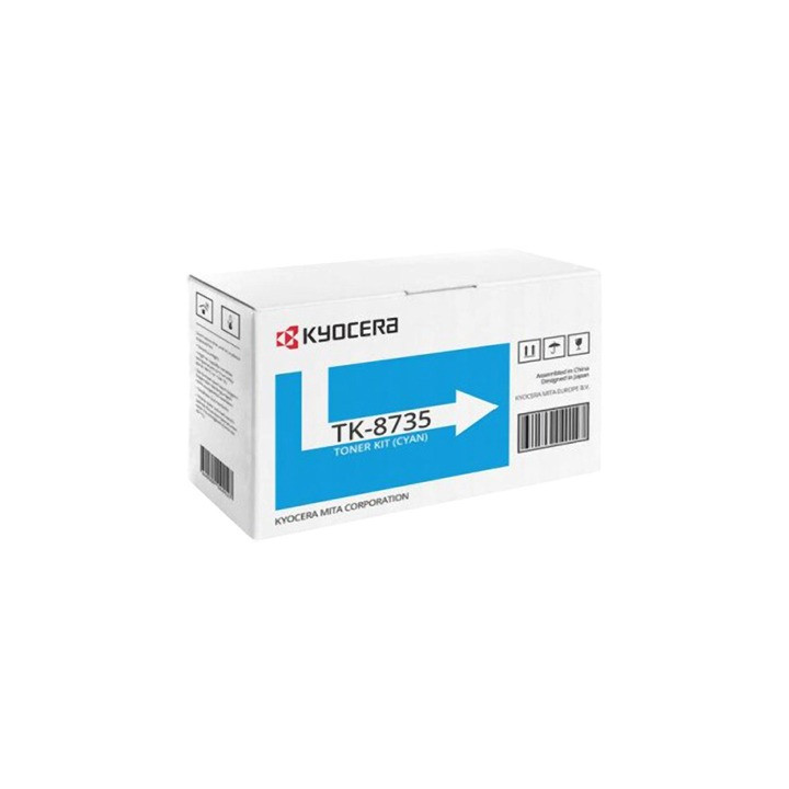 Toner Originale Ciano (TK-8735C) 1T02XNCNL0, TK-8735C MITA/KYOCERA Conf.1 - Pag.40000
