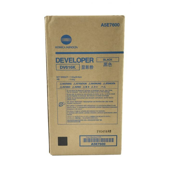 Developer Originale Nero A5E7600, DV616K MINOLTA Conf.1
