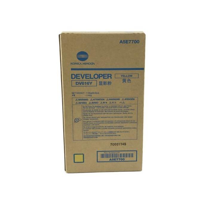 Developer Originale Giallo A5E7700, DV616Y MINOLTA Conf.1