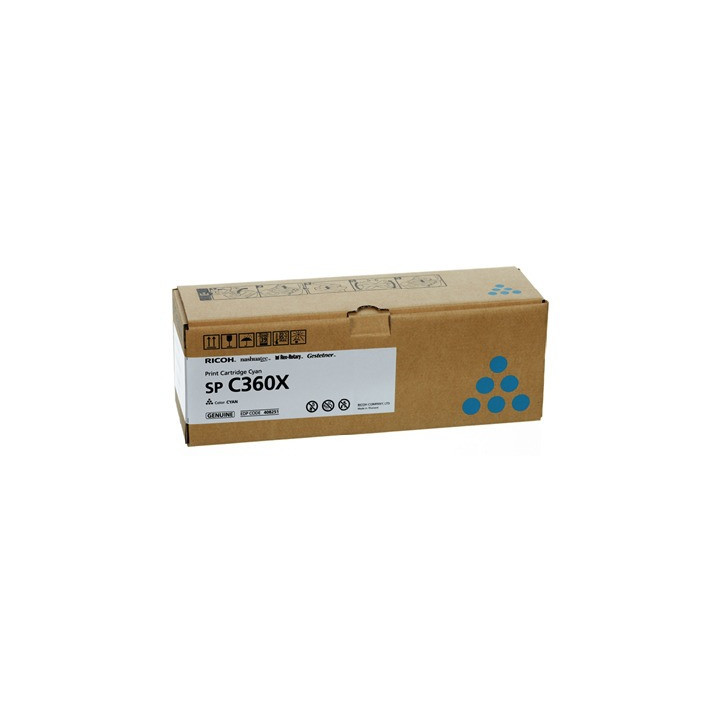 Toner Originale Ciano 408251 RICOH Conf.1 - Pag.9000