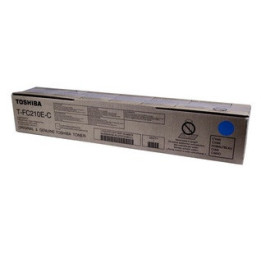 Toner Originale Ciano (T-FC210E-C) 6AJ00000159, 6AJ00000268, T-FC210E-C TOSHIBA Conf.1