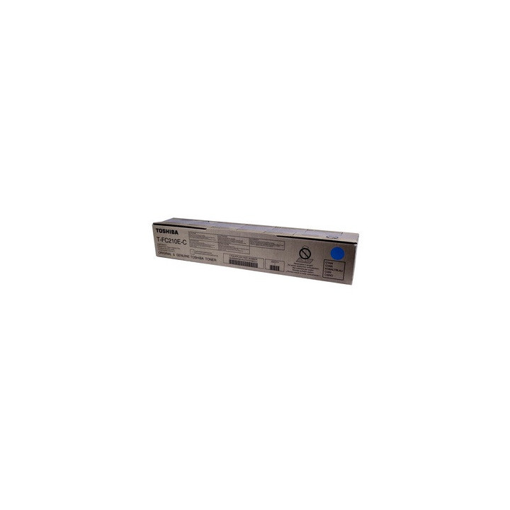 Toner Originale Ciano (T-FC210E-C) 6AJ00000159, 6AJ00000268, T-FC210E-C TOSHIBA Conf.1
