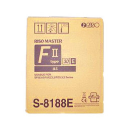 Master Originale Kit A4 S-4250E, S-6977E, S-7611, S-8188E RISOGRAPH Conf.1x2