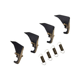 Kit Unghiette Superiori + Molle Compatibili MSPRT2852FCZZ, PTME0282FCZZ, PTME0300FCZZ SHARP Conf.1x4