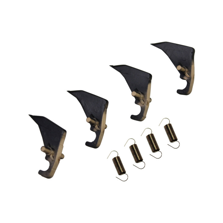 Kit Unghiette Superiori + Molle Compatibili MSPRT2852FCZZ, PTME0282FCZZ, PTME0300FCZZ SHARP Conf.1x4