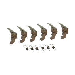 Kit Unghietta + Molla Superiore Compatibile 4402491630, 6LE06638000 TOSHIBA Conf.1x6