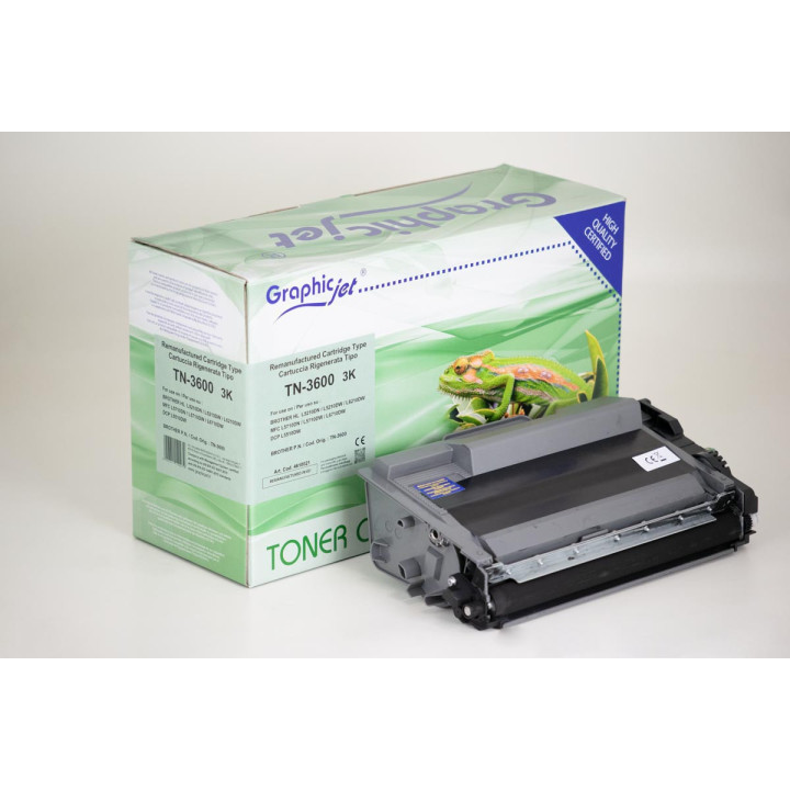 Cartuccia Rigenerata TN-3600 BROTHER Conf.1 - Pag.3000