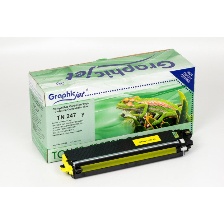 Cartuccia Compatibile Giallo TN-247Y BROTHER Conf.1 - Pag.2300