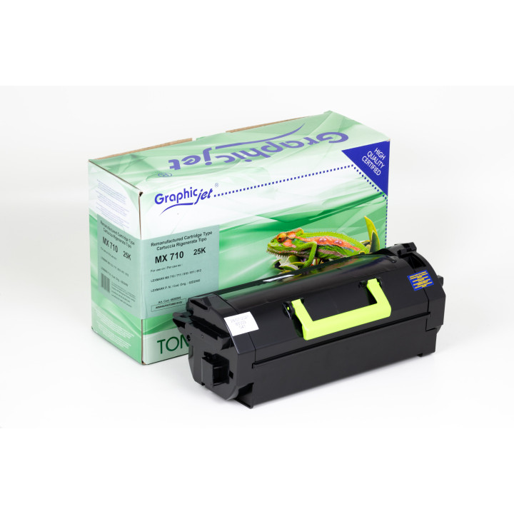 Cartuccia Rigenerata Nero (622H) 622H, 62D2H00 LEXMARK Conf.1 - Pag.25000