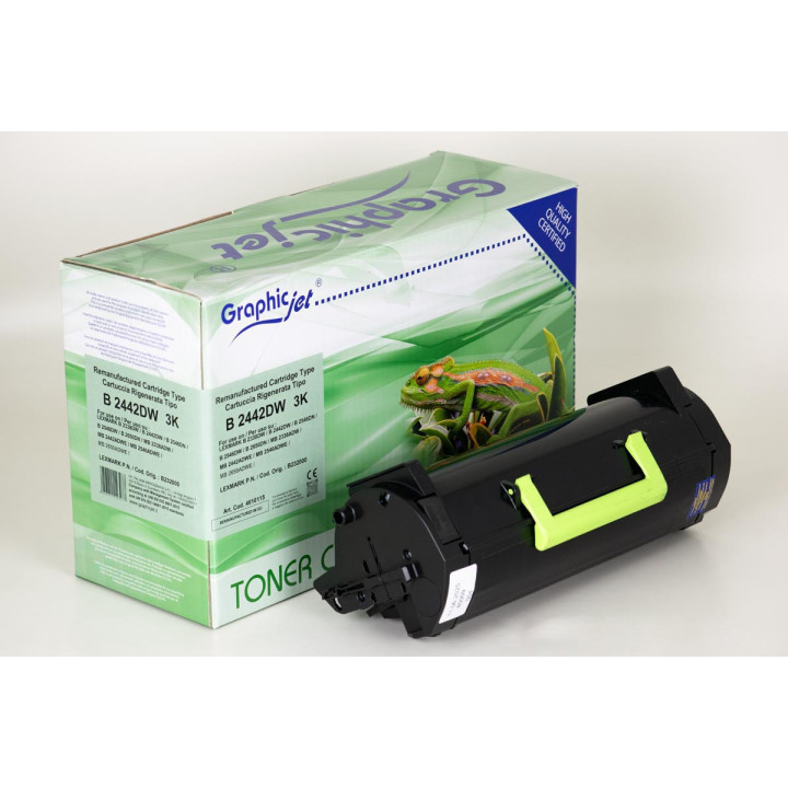 Cartuccia Rigenerata B232000 LEXMARK Conf.1 - Pag.3000