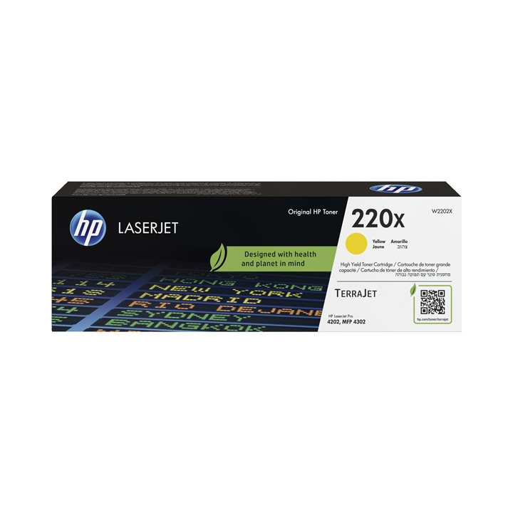 Cartuccia Originale Giallo (220X) 220X, W2202X HP Conf.1 - Pag.5500