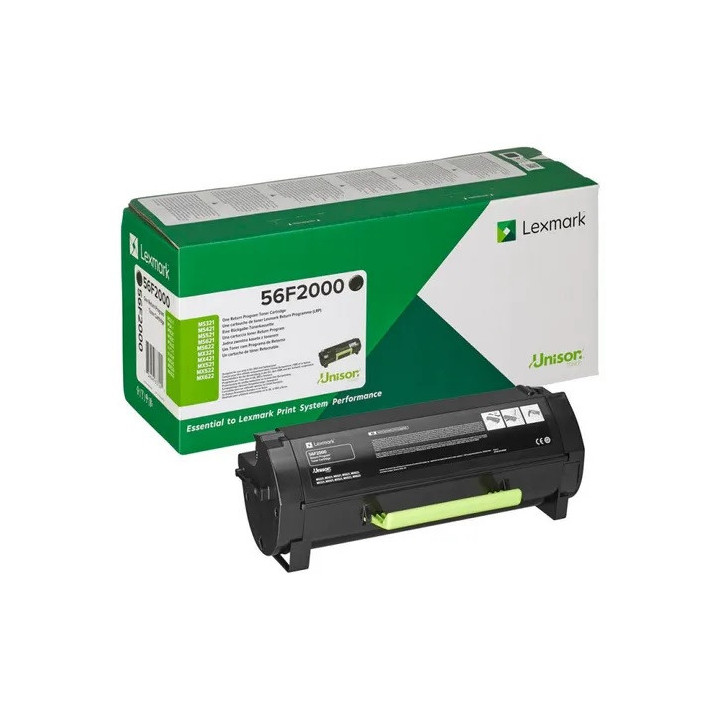 Cartuccia Originale (Return Program) 56F2U00 LEXMARK Conf.1 - Pag.25000
