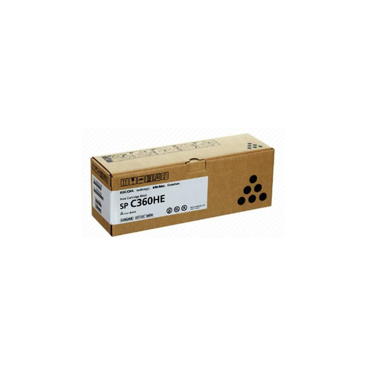 Toner Originale Nero 408184, SPC360HE RICOH Conf.1 - Pag.7000