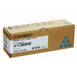 Toner Originale Ciano 408185, SPC360HE RICOH Conf.1 - Pag.5000