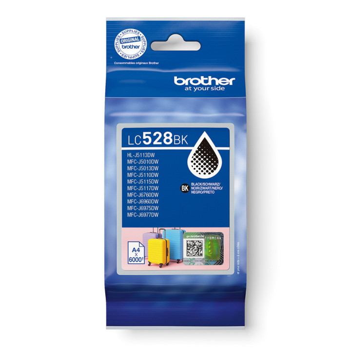 Cartuccia Ink-jet Originale Nero LC-528BK BROTHER Conf.1 - Pag.6000