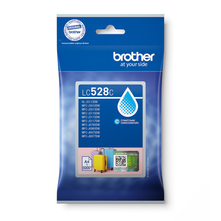 Cartuccia Ink-jet Originale Ciano LC-528C BROTHER Conf.1 - Pag.5000