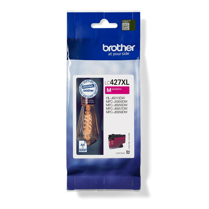 Cartuccia Ink-jet Originale Magenta LC-427XLM BROTHER Conf.1 - Pag.5000