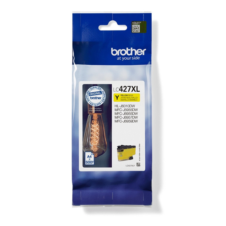Cartuccia Ink-jet Originale Giallo LC-427XLY BROTHER Conf.1 - Pag.5000
