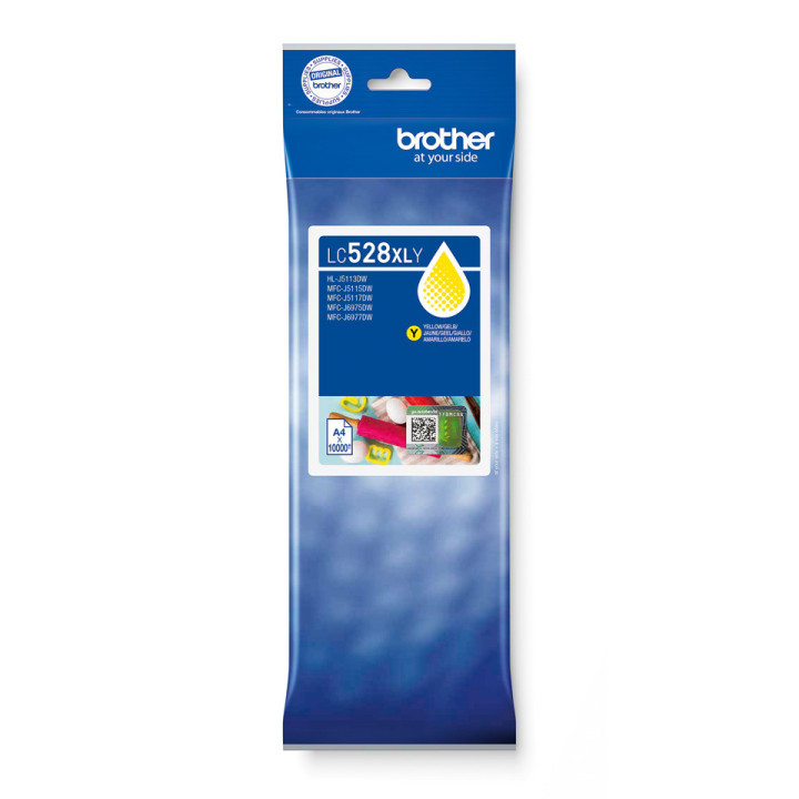Cartuccia Ink-jet Originale Giallo LC-528XLY BROTHER Conf.1 - Pag.10000