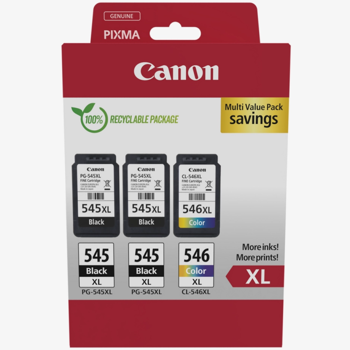 Multipack Originale B/C/M/Y (PG-545XL+CL546XL) 8286b013, CL-546XL, PG-545XL CANON Conf.1