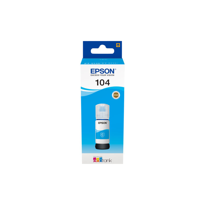 Flacone Inchiostro Originale Ciano (104) 104, C13T00P240 EPSON Conf.1