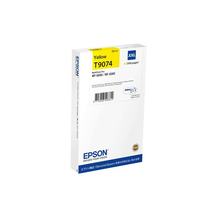 Cartuccia Originale Giallo (T9074) C13T907440, C13T90744N, T9074 EPSON Conf.1 - Pag.7000