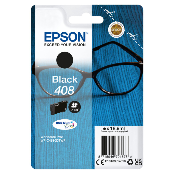 Cartuccia Originale Nero 408, C13T09J14010 EPSON Conf.1