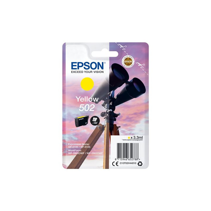 Cartuccia Originale Giallo (502) 502, C13T02V44010 EPSON Conf.1 - Pag.165