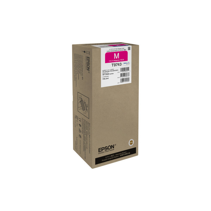 Ricarica Inchiostro Originale Magenta (T9743) C13T974300, C13T97430N, T9743 EPSON Conf.1 - Pag.84000