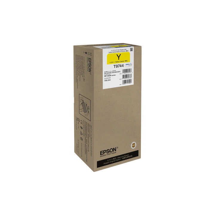 Ricarica Inchiostro Originale Giallo (T9744) C13T974400, C13T97440N, T9744 EPSON Conf.1 - Pag.84000