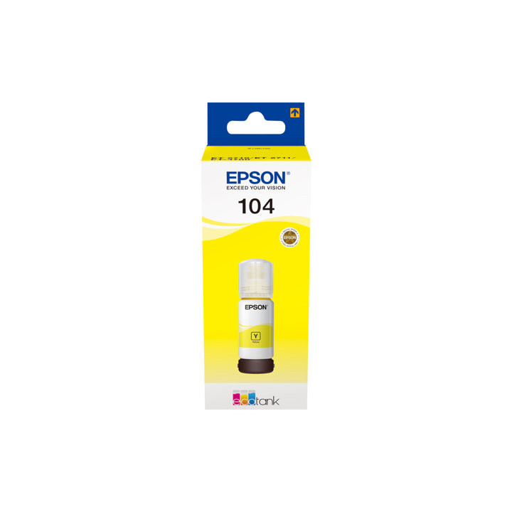 Flacone Inchiostro Originale Giallo (104) 104, C13T00P440 EPSON Conf.1