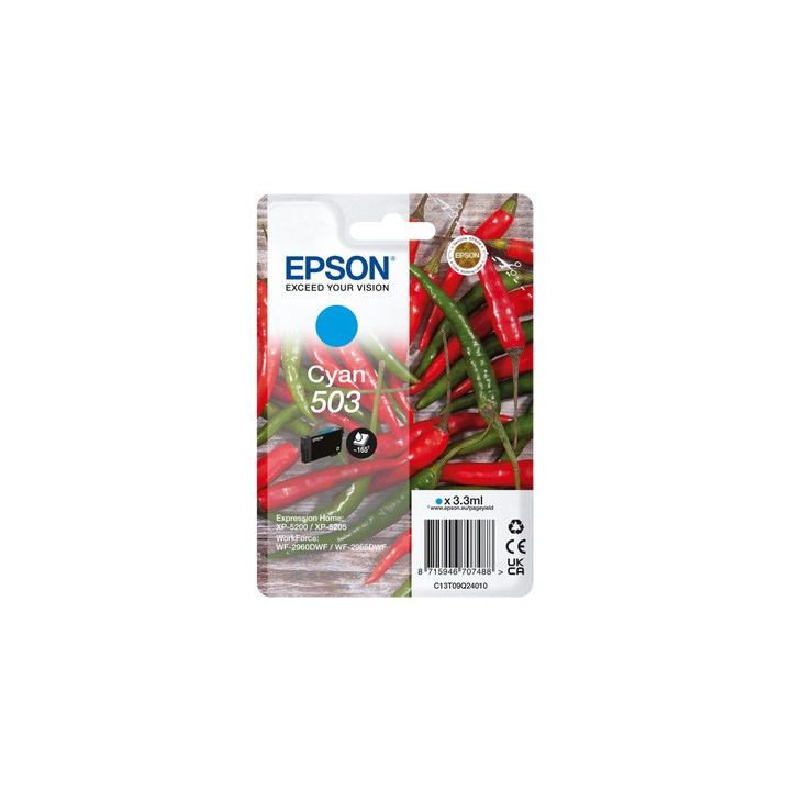 Cartuccia Originale Ciano  (503) 503, C13T09Q24010 EPSON Conf.1 - Pag.165