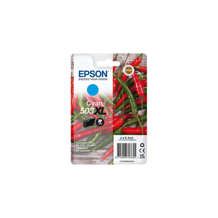 Cartuccia Originale Ciano  (503XL) 503XL, C13T09R24010 EPSON Conf.1 - Pag.470