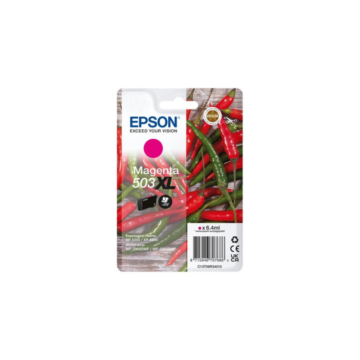 Cartouche Originale Magenta (503XL) 503XL, C13T09R34010 EPSON Conf.1 - Pag.470