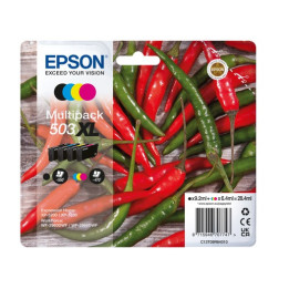 Multipack Originale B/C/M/Y (503XL) 503XL, C13T09R64010 EPSON Conf.1