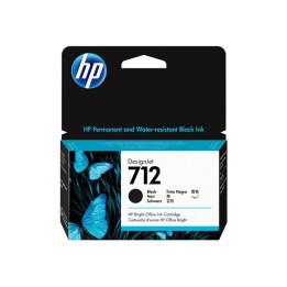 Cartuccia Inchiostro Originale Nero (712) (38 ml) 3ED70A, 712 HP Conf.1