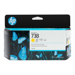 Cartuccia Originale Giallo (738) (130 ml) 738, 498N7A HP Conf.1